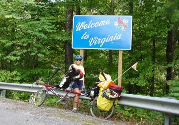 Picture entering Virginia