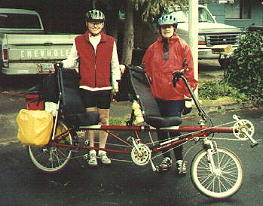 Getting ready to head off in the rain!