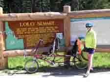 Lolo Summit sign