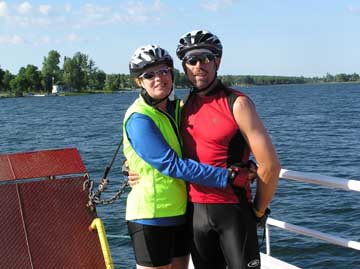 Scott and  Barb - Ferry St Lawrence River