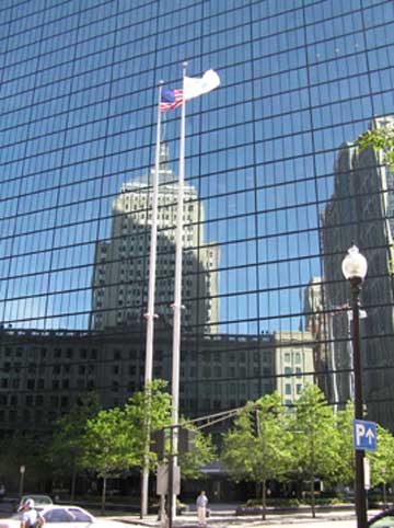 Reflections Off John Hancock Building