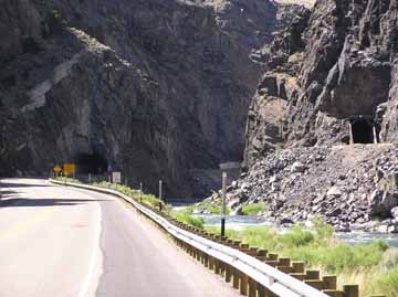 Wind River Canyon Tunnel.