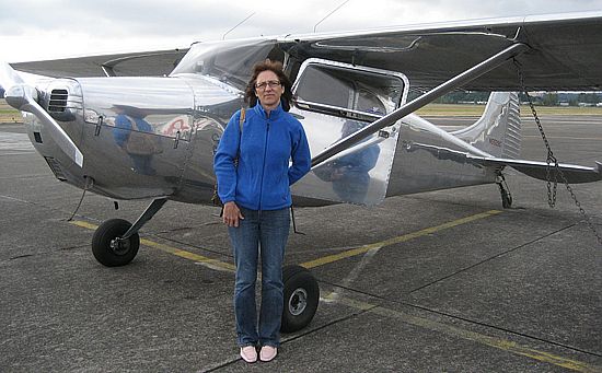 Nadia at Salem Airport