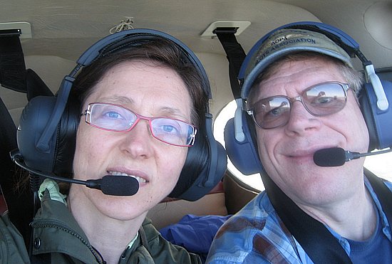 Nadia and Mark having fun returning form the coast